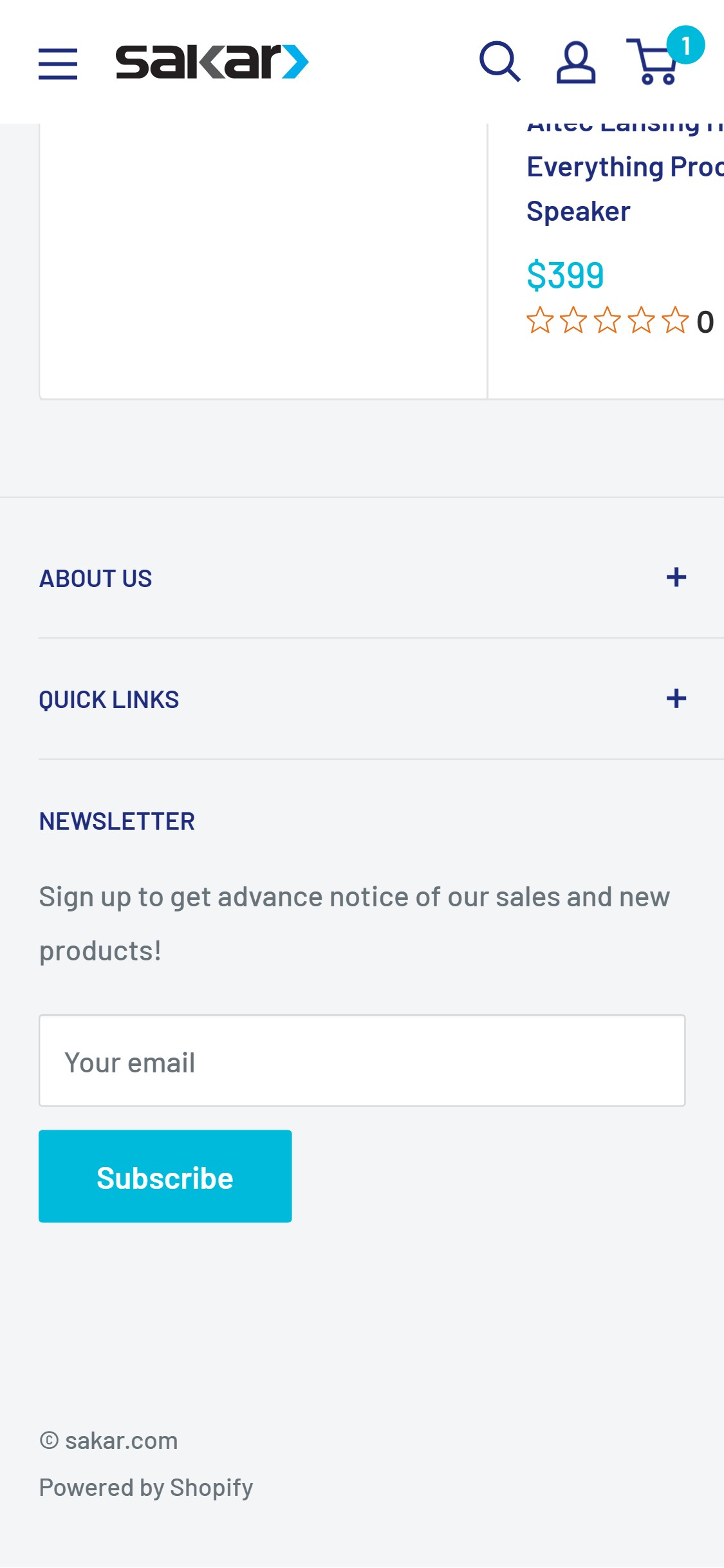 Sakar â€” Mobile Cart